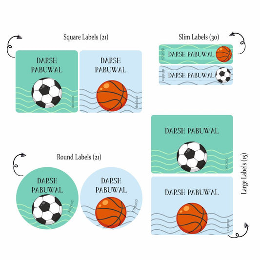 Mixed Labels - Sports Doxbox Store|]Peppydots