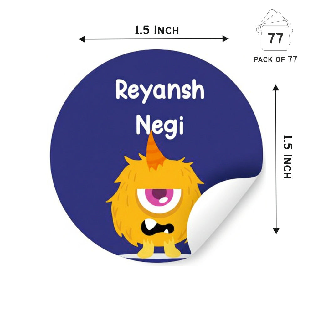 Round Waterproof Labels - Monster Doxbox Store|]Peppydots