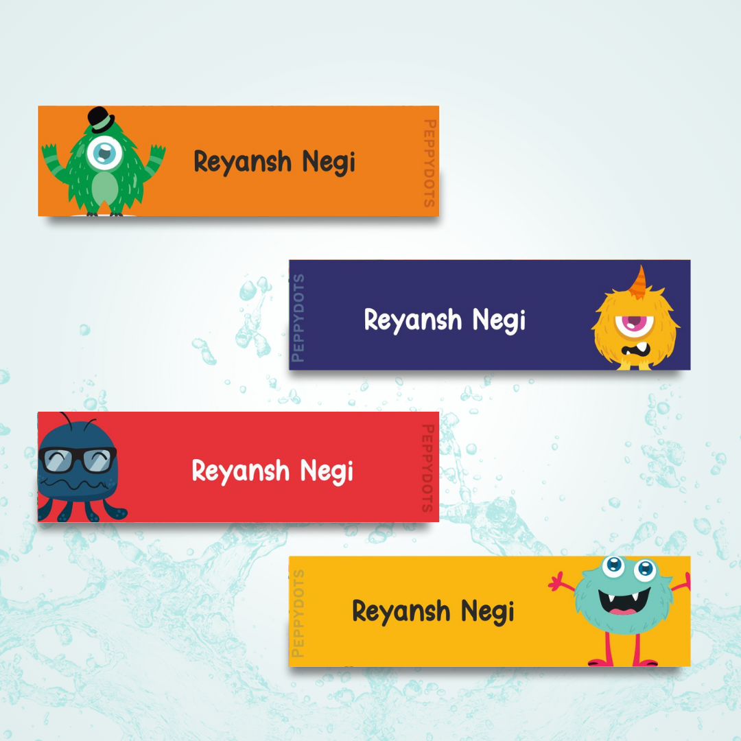 Waterproof Labels - Monster Doxbox Store|]Peppydots