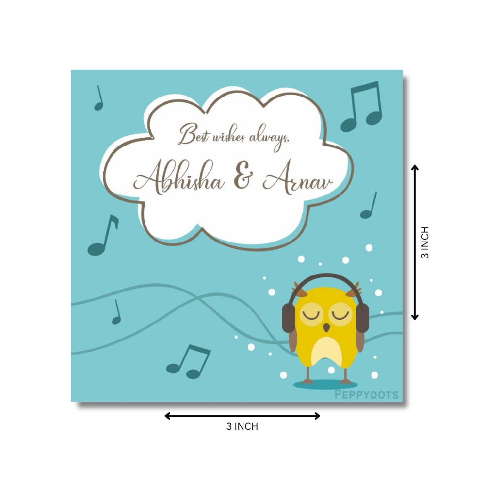 Gift Tag - Musical Owl Doxbox Store|]Peppydots