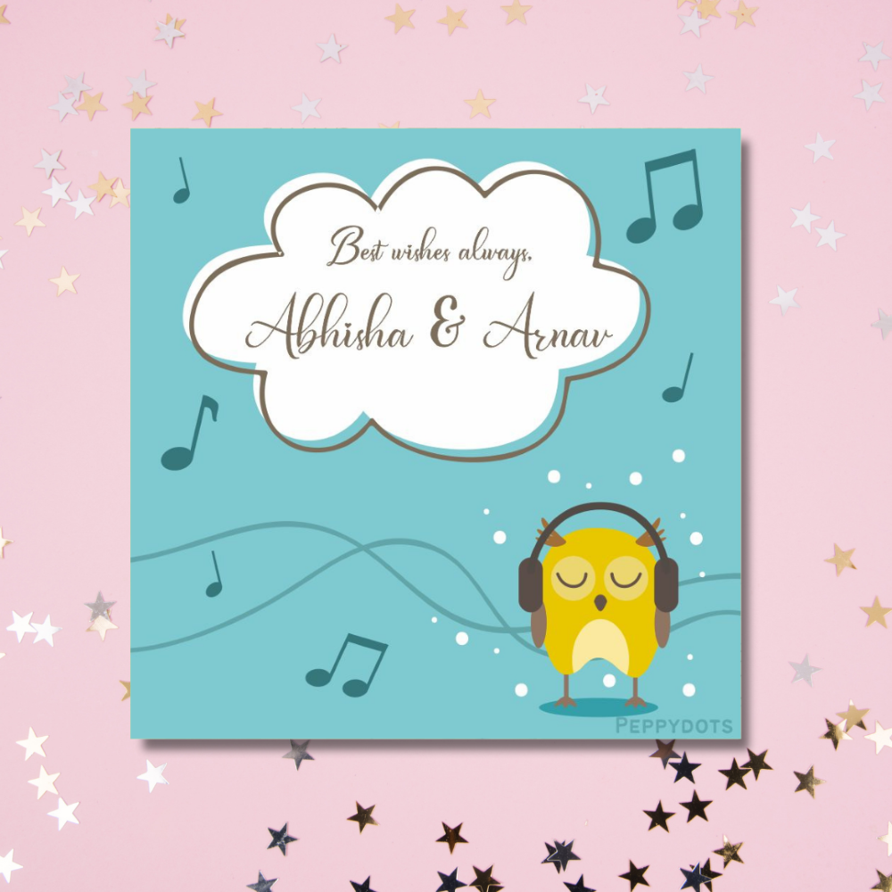 Gift Tag - Musical Owl Doxbox Store|]Peppydots