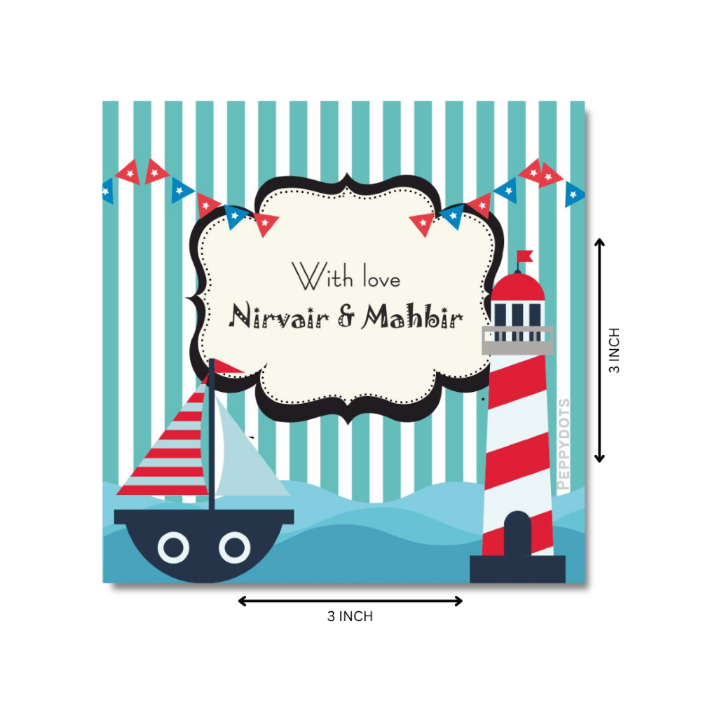 Gift Tag - Nautical Doxbox Store|]Peppydots