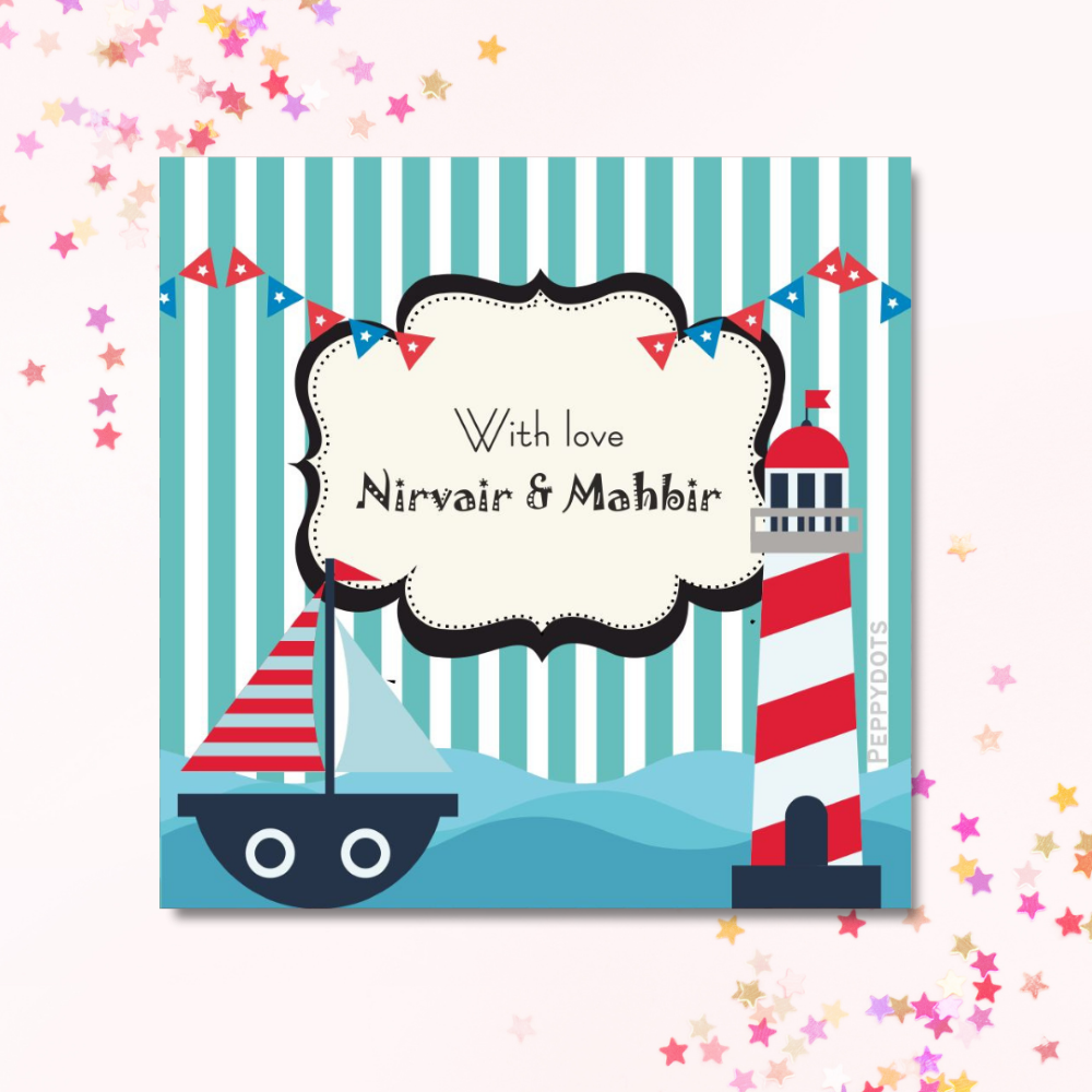 Gift Tag - Nautical Doxbox Store|]Peppydots