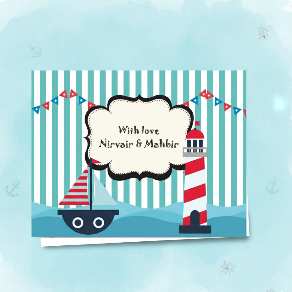 Gift notecard - Nautical Doxbox Store|]Peppydots