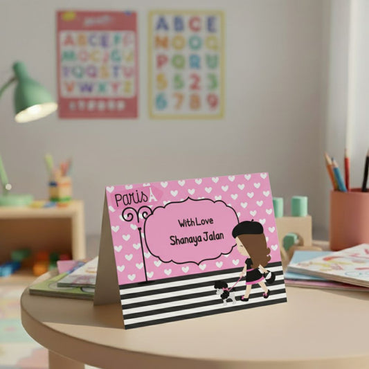 Gift notecard - Paris Dog Doxbox Store|]Peppydots