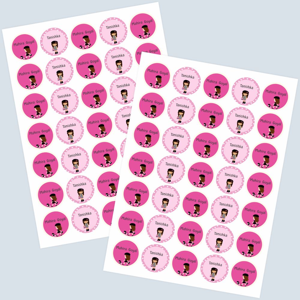 Round Waterproof Label - Paris Dog Doxbox Store|]Peppydots
