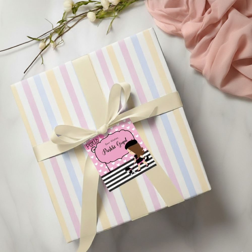 Gift Tag - Paris Dog Peppydots|]Peppydots