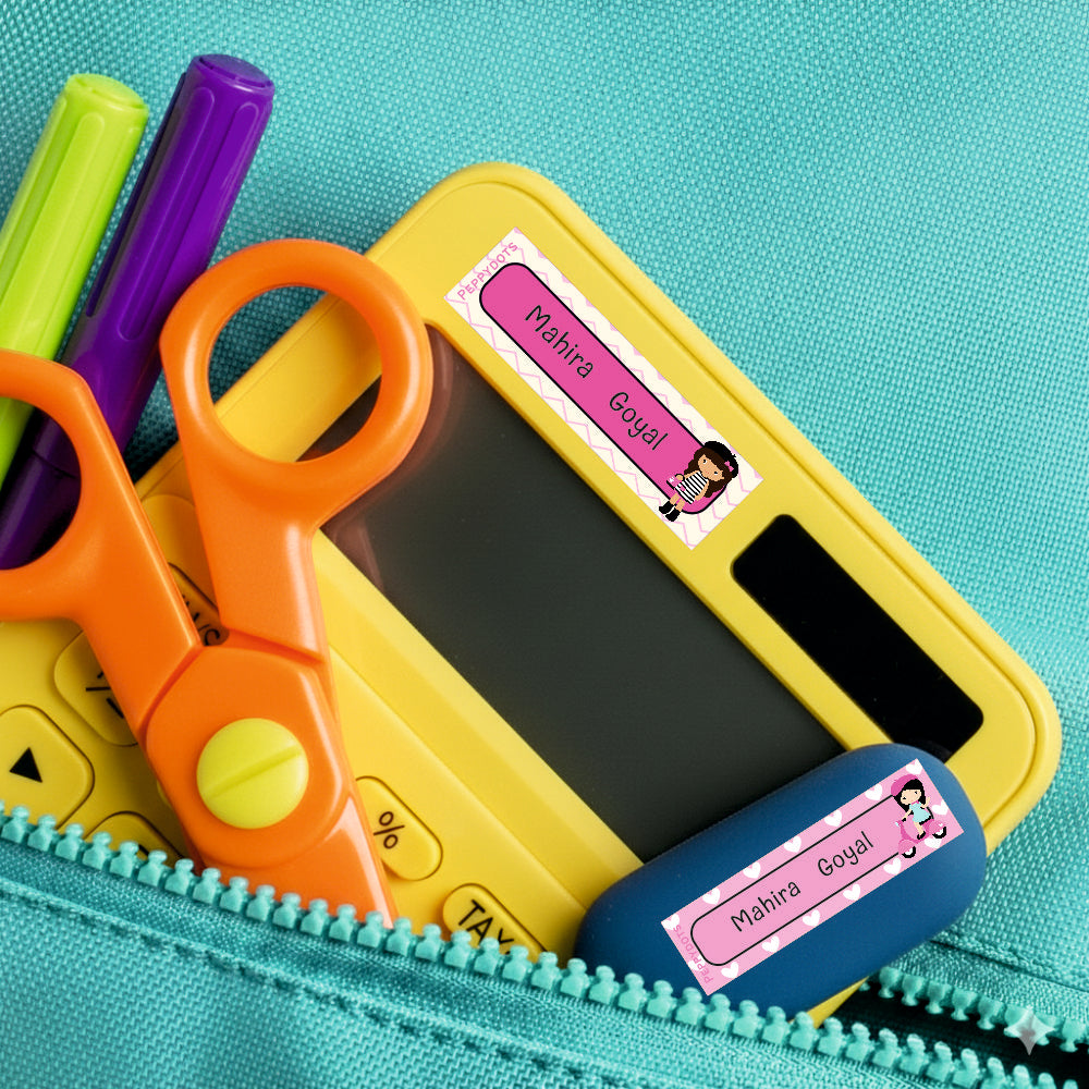 Waterproof Labels - Paris Girl Doxbox Store|]Peppydots