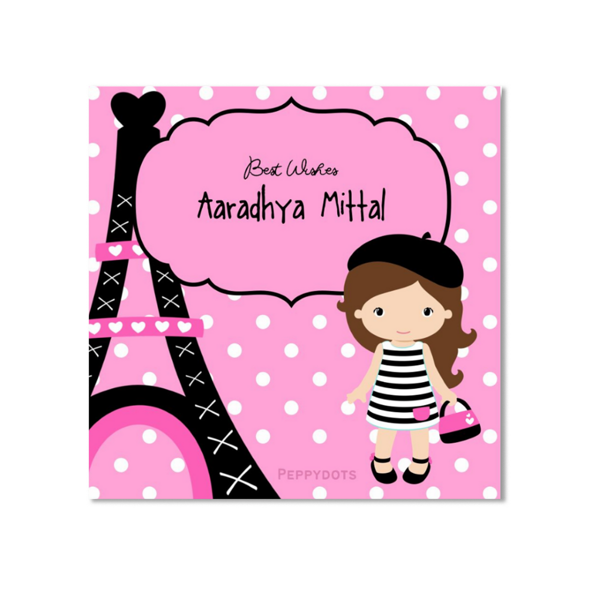 Gift Tag - Paris Shoping Peppydots|]Peppydots