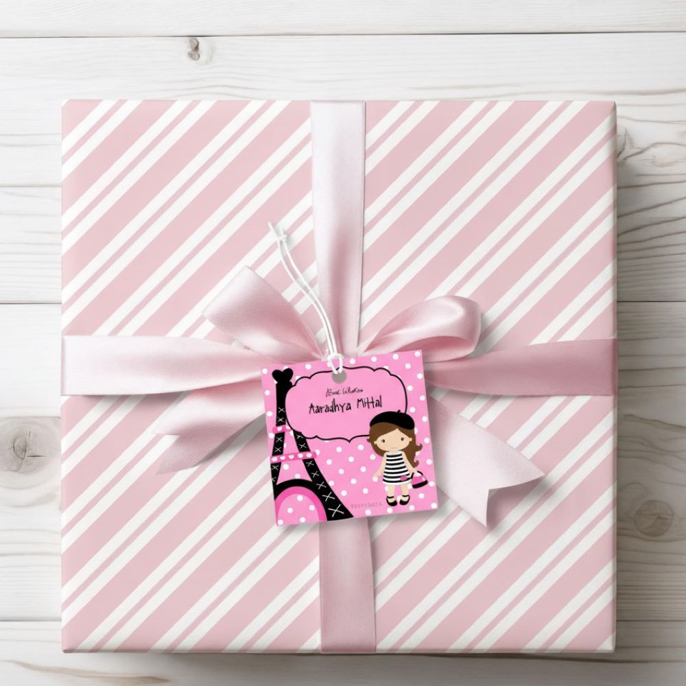 Gift Tag - Paris Shoping Peppydots|]Peppydots