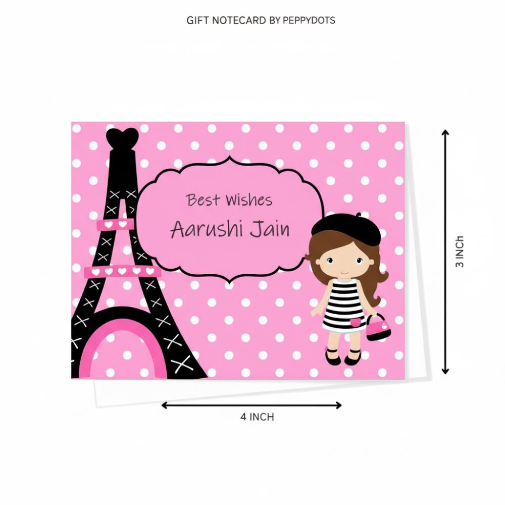 Gift notecard - Paris Shopping Doxbox Store|]Peppydots