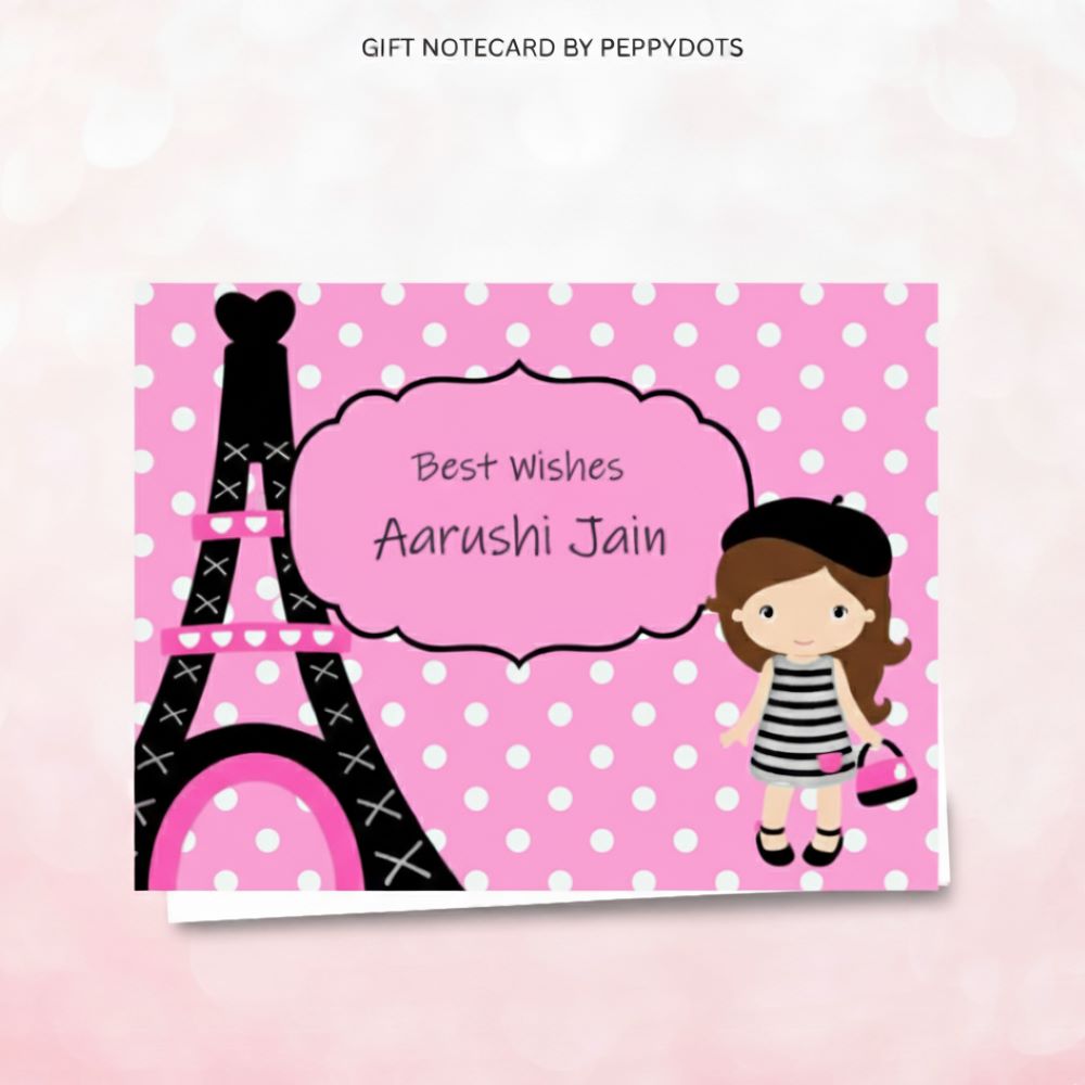 Gift notecard - Paris Shopping Doxbox Store|]Peppydots