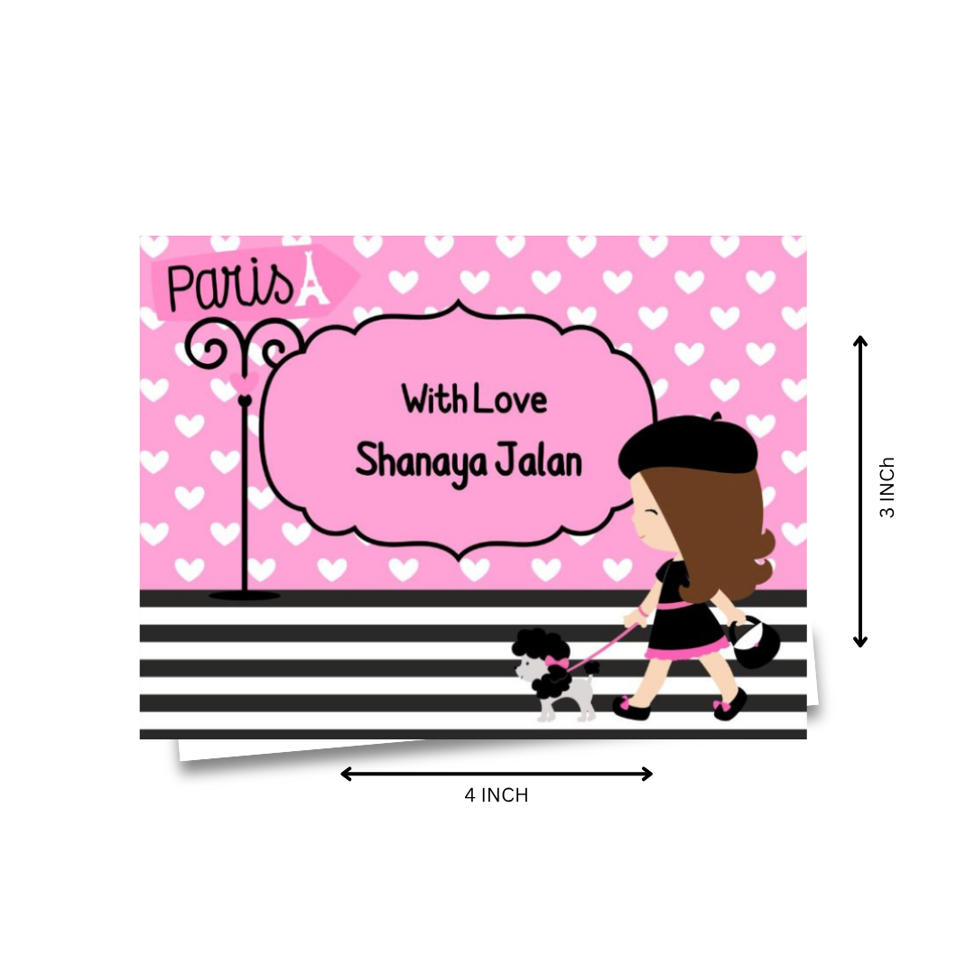 Gift Notecard - Paris Dog Doxbox Store|]Peppydots
