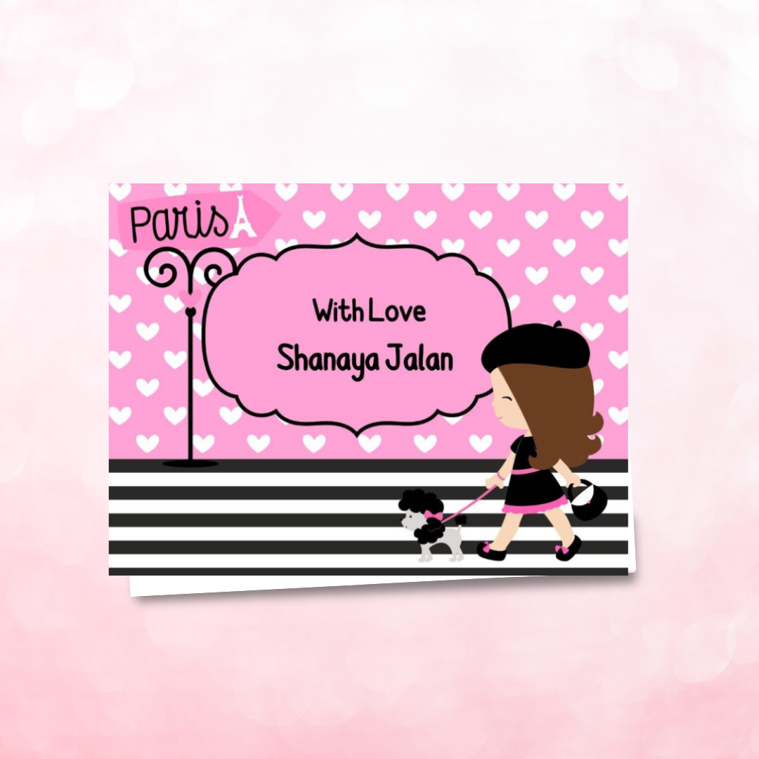 Gift Notecard - Paris Dog Doxbox Store|]Peppydots