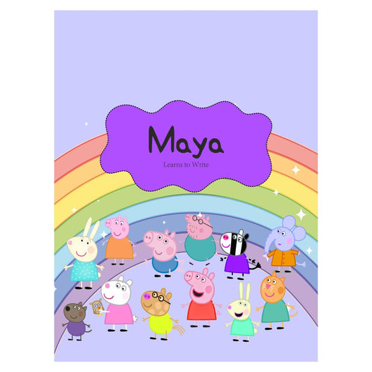 Writing Practice Book Peppa Family - Peppydots