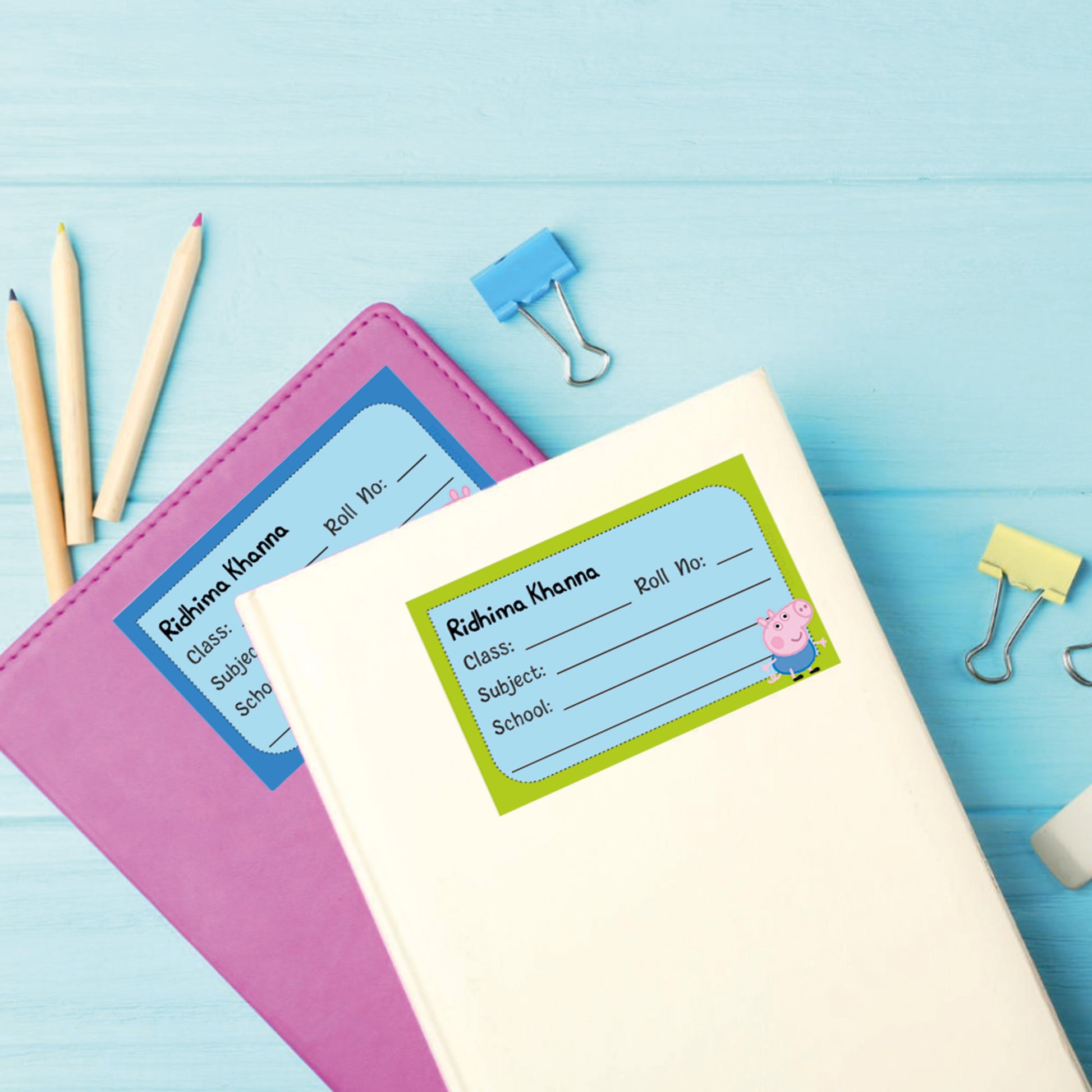 School Book Label - Peppa Pig Doxbox Store|]Peppydots
