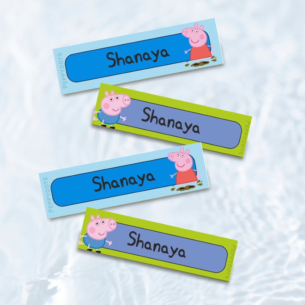 Waterproof Labels - Peppa Pig Doxbox Store|]Peppydots
