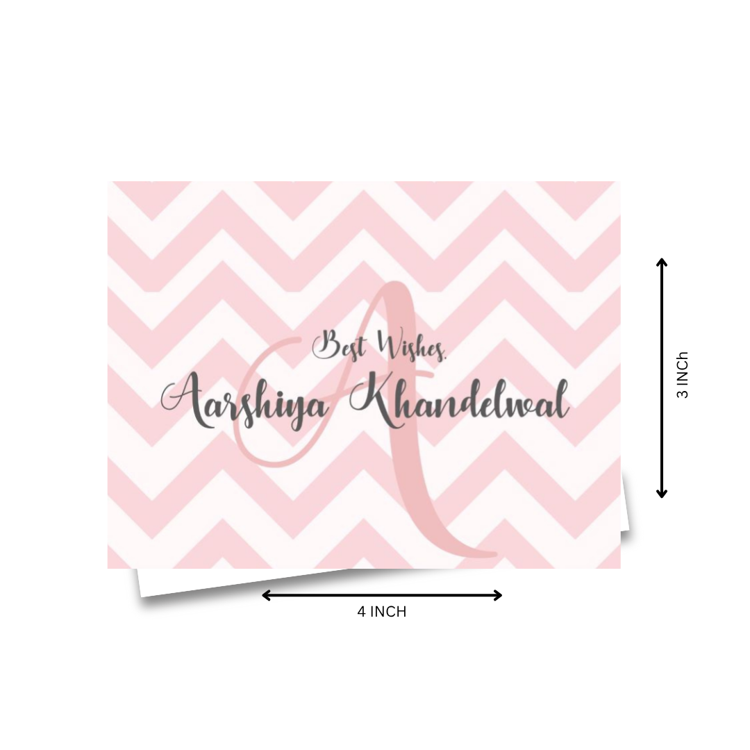 Gift Notecard - Pink ZigZag Doxbox Store|]Peppydots