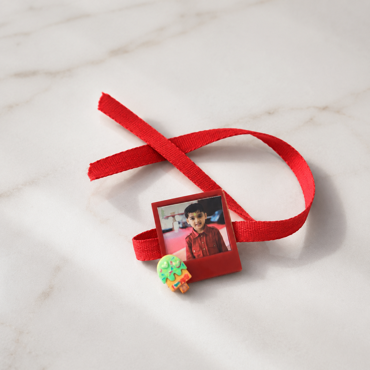 PhotoFrame Fridge Magnet Rakhi - Popsicle Peppydots|]Peppydots