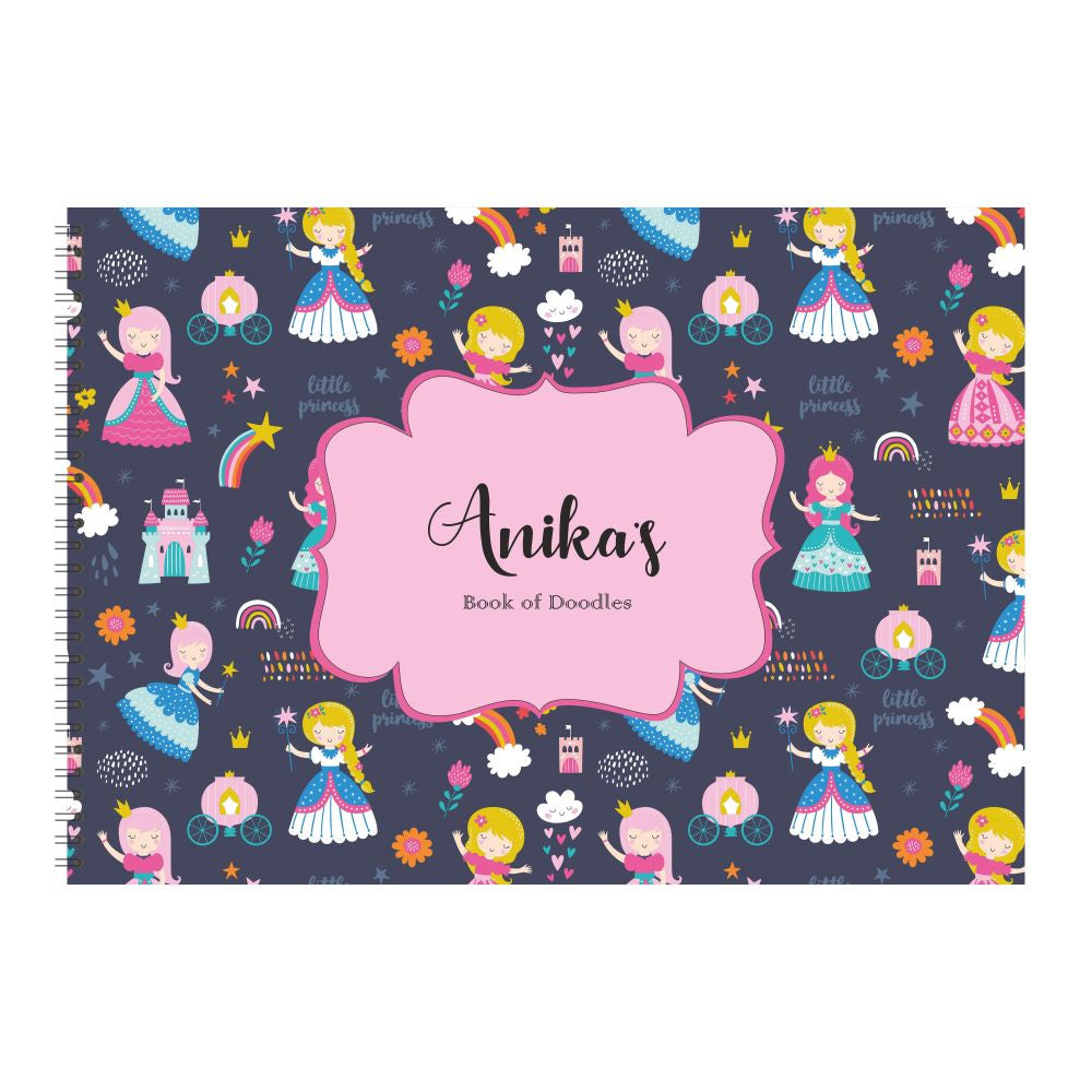 Personalised Sketch book - Princess Doxbox Store|]Peppydots
