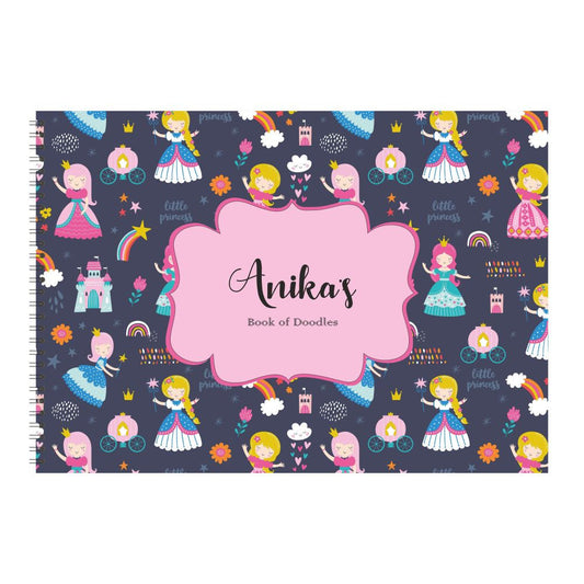 Personalised Sketch book - Princess Doxbox Store|]Peppydots
