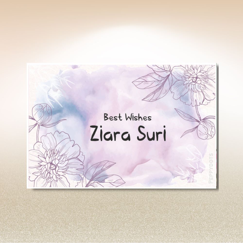 Gift tags - Purple powder flower Doxbox Store|]Peppydots