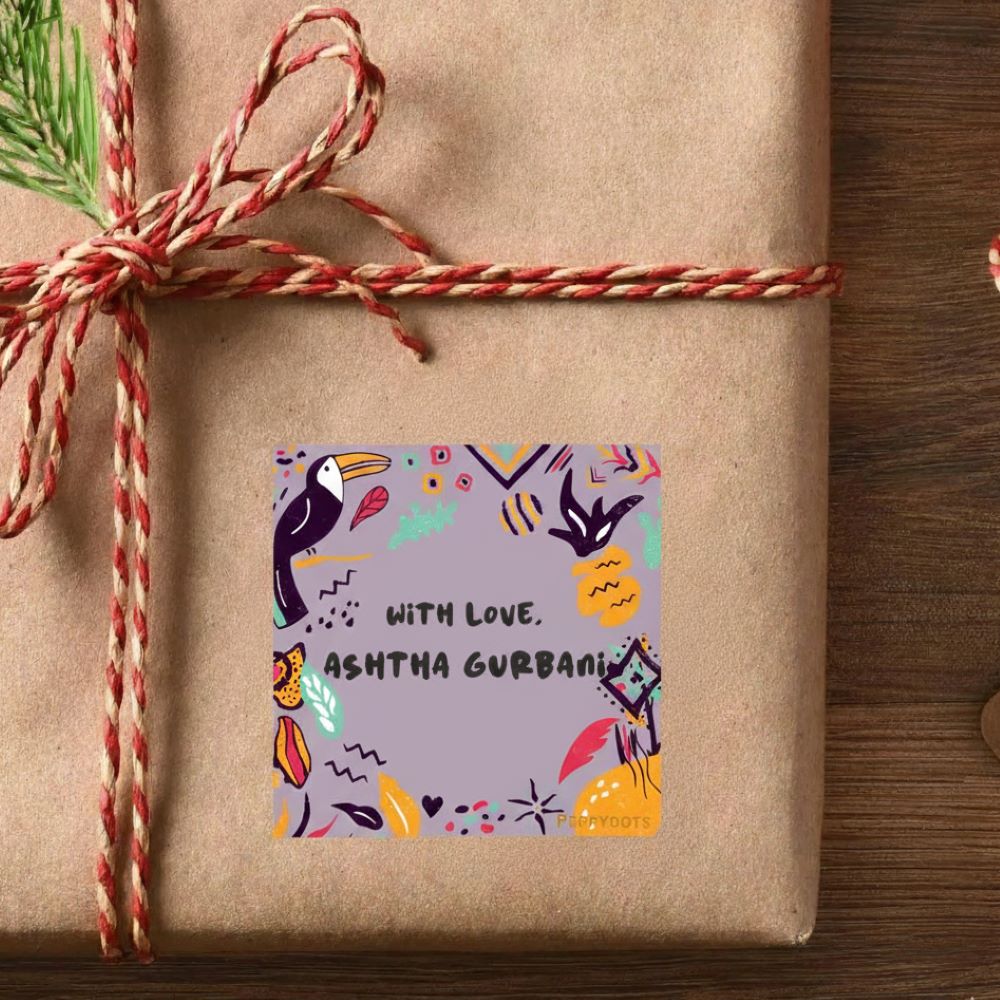 Gift Labels - Purple Tribal Doxbox Store|]Peppydots