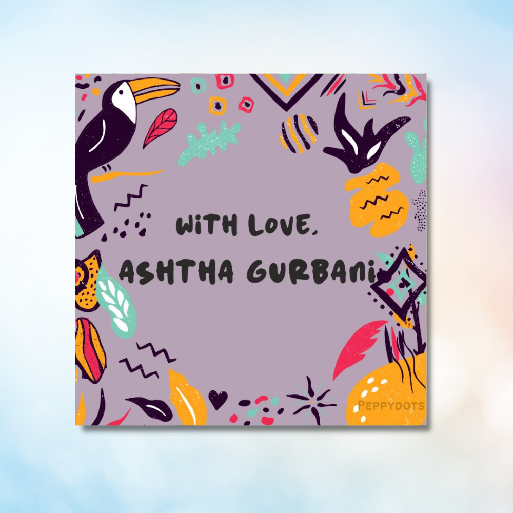 Gift Tag - Purple tribal Doxbox Store|]Peppydots