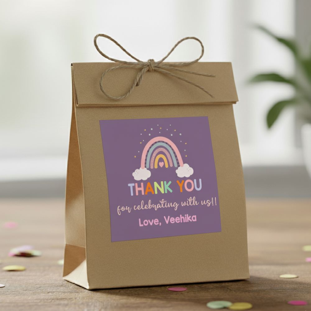 Thank you Labels - Rainbow Doxbox Store|]Peppydots