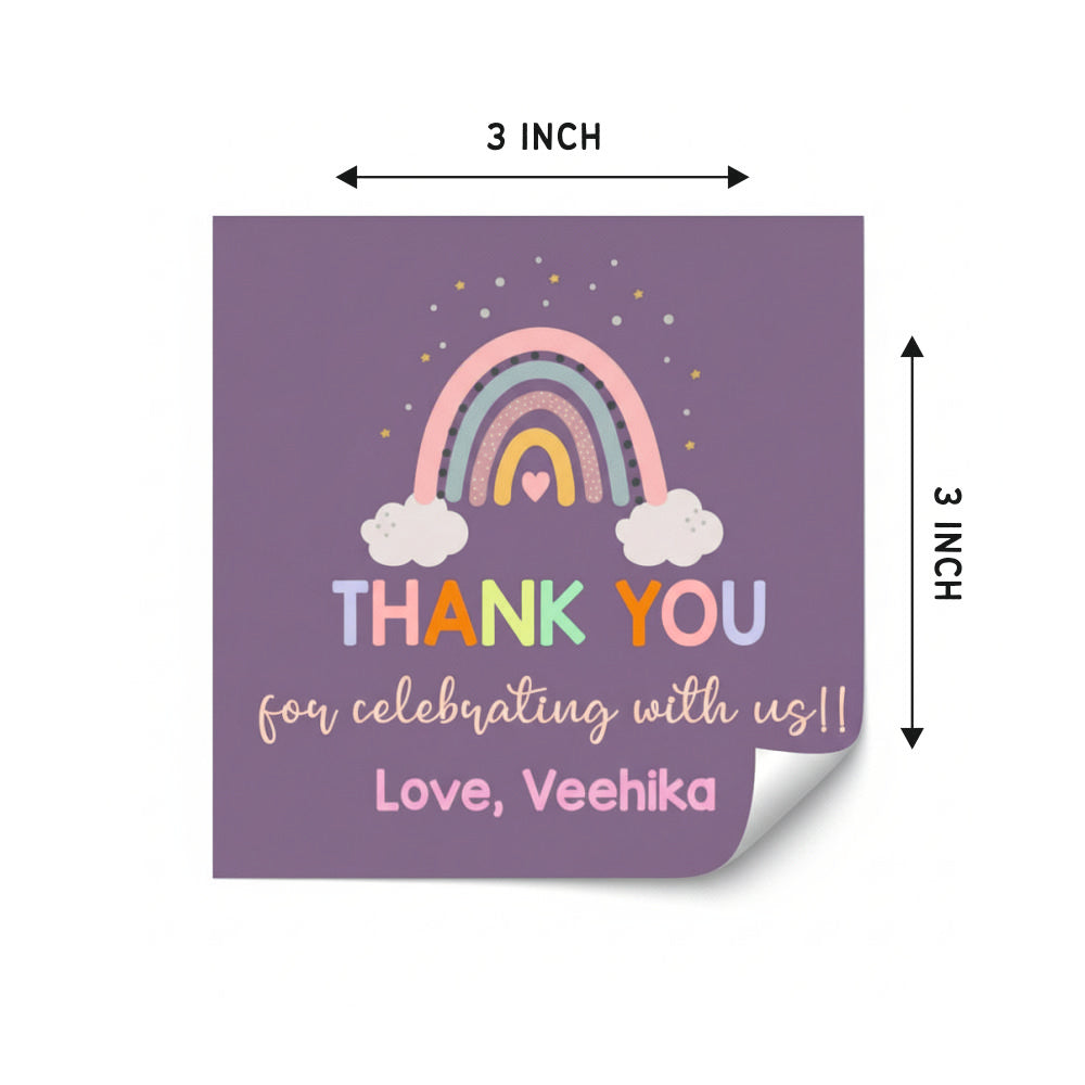 Thank you Labels - Rainbow Doxbox Store|]Peppydots