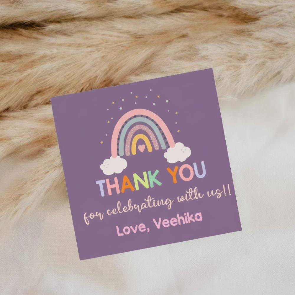 Thank you Labels - Rainbow Doxbox Store|]Peppydots