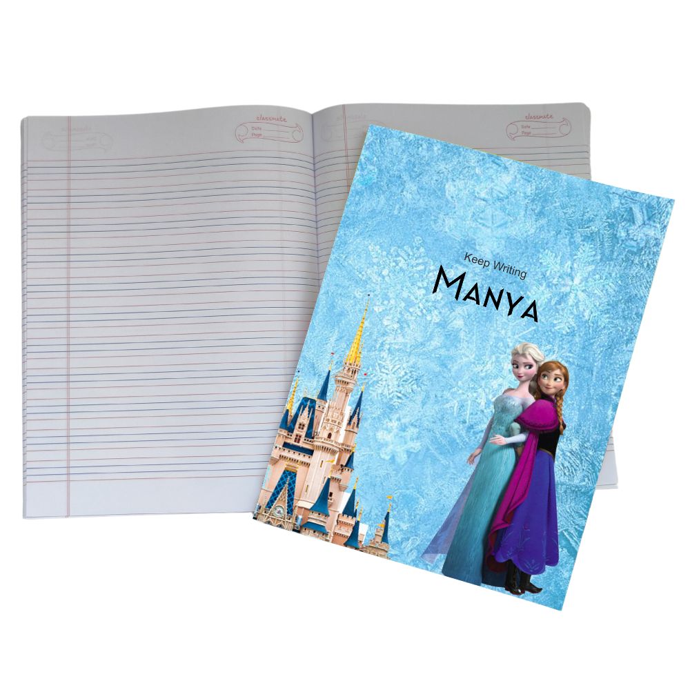 Writing Practice Book Frozen - Peppydots