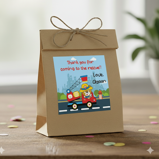 Thank you Labels - Rescue Team Doxbox Store|]Peppydots
