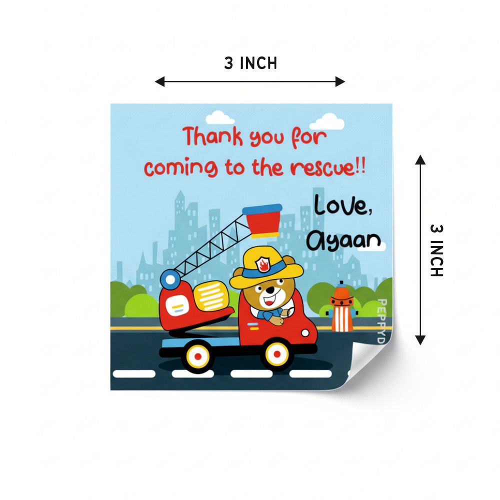 Thank you Labels - Rescue Team Doxbox Store|]Peppydots