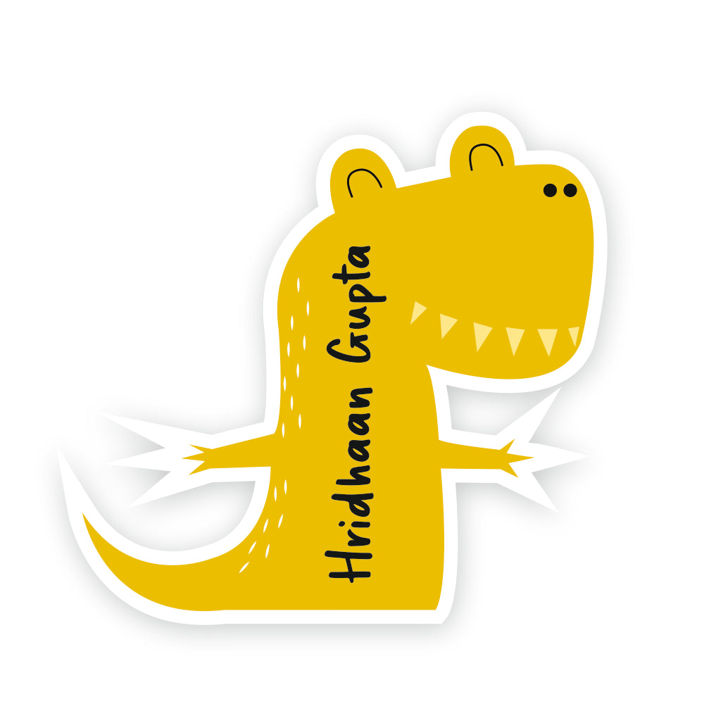 Fancy Shape Sticker - Roary Dino Peppydots|]Peppydots