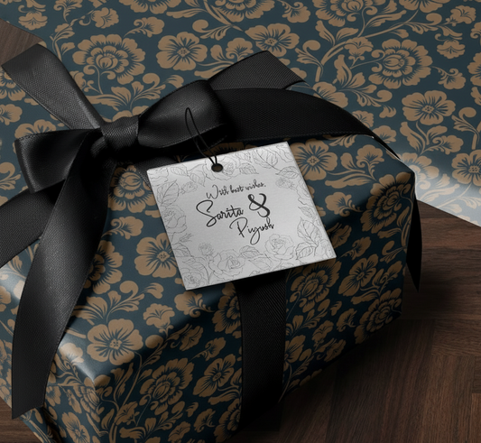 Silver Gift Tag - Rose Garden Doxbox Store|]Peppydots