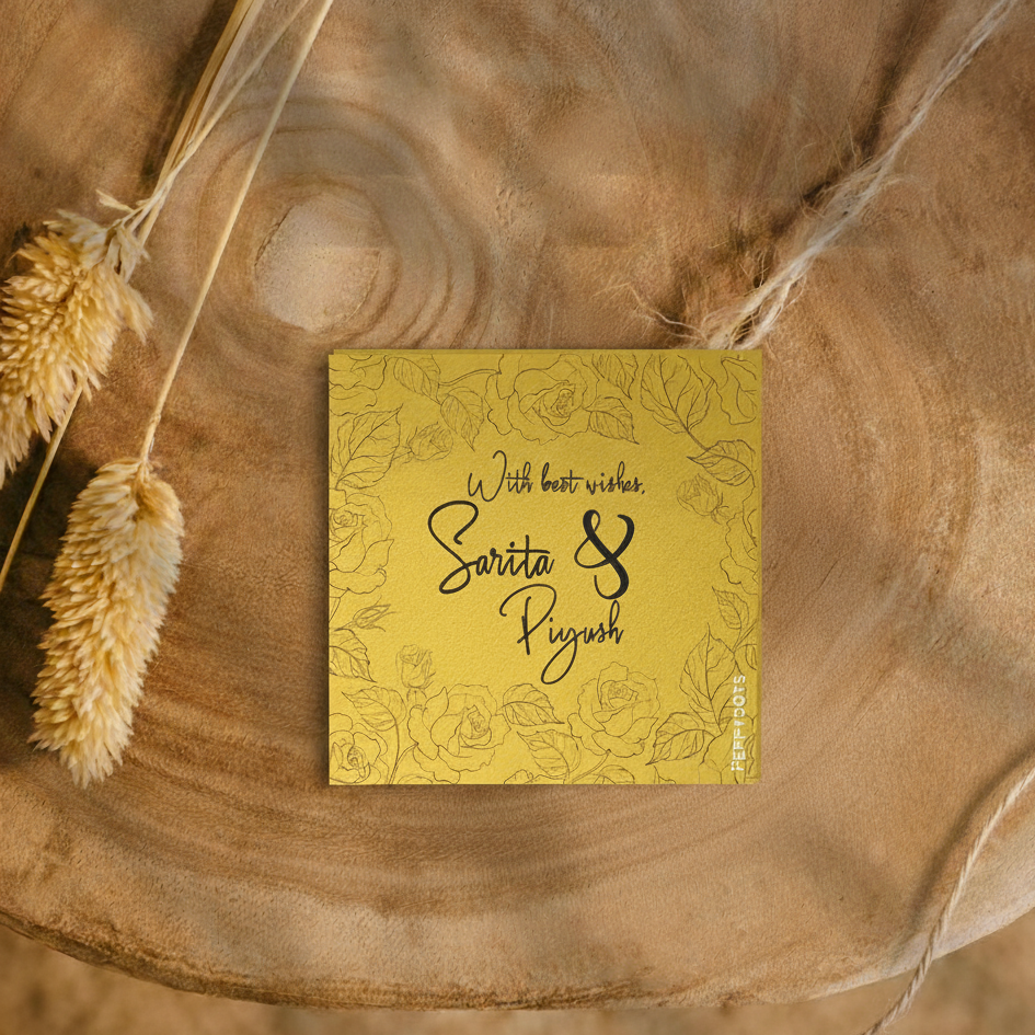 Golden Gift Tag - Rose Garden Doxbox Store|]Peppydots