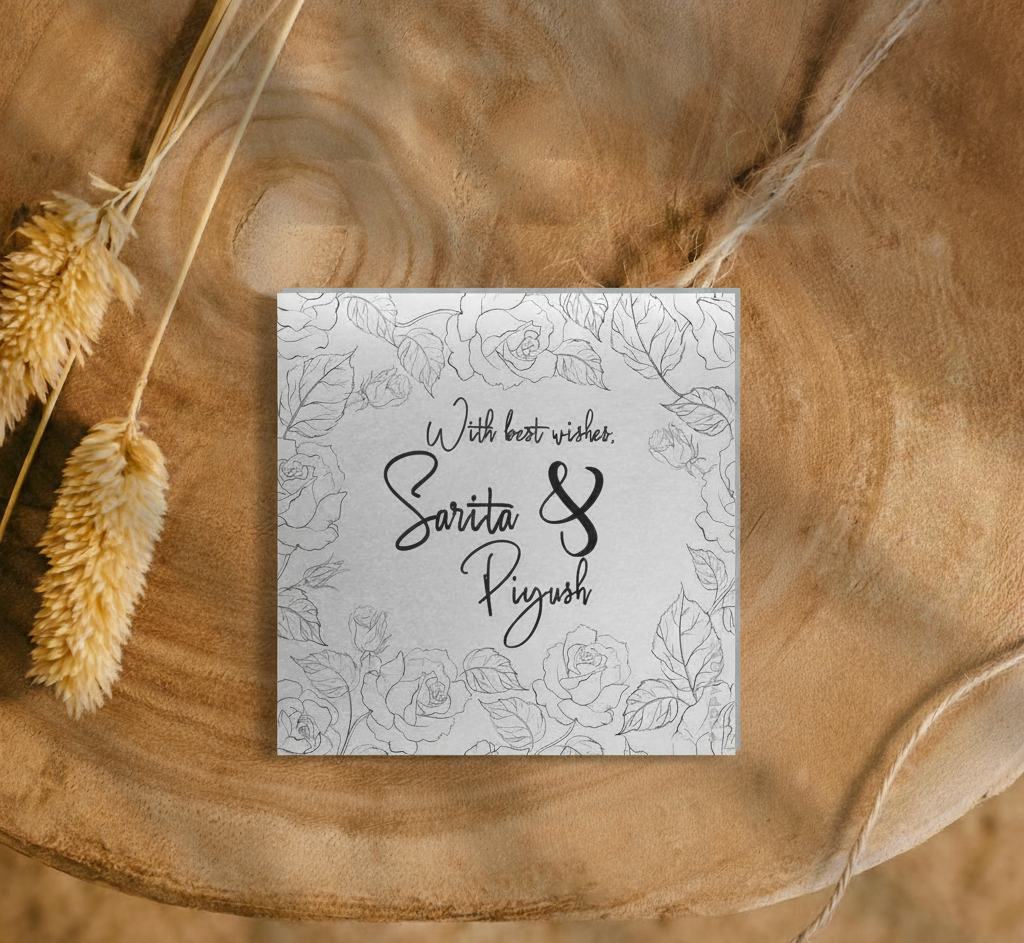 Silver Gift Tag - Rose Garden Doxbox Store|]Peppydots