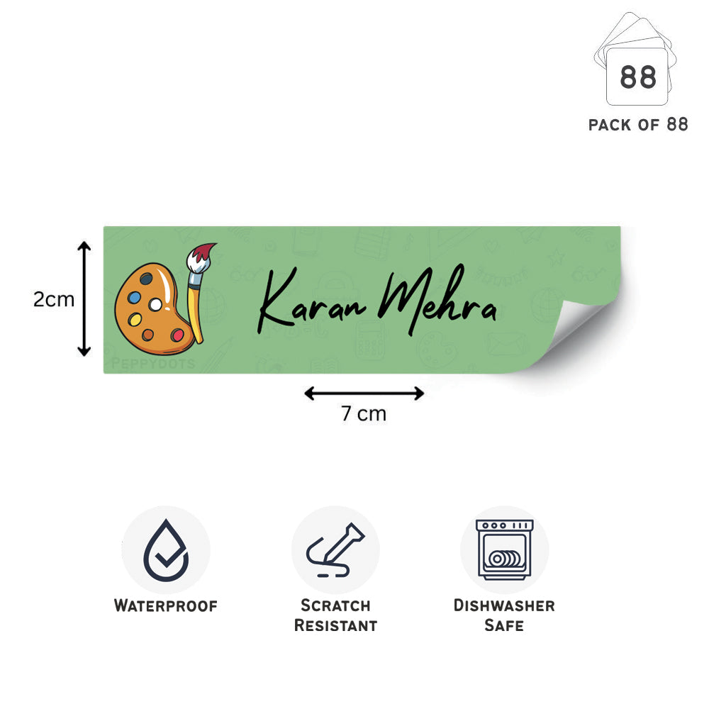 Waterproof Labels -School Kit Doxbox Store|]Peppydots