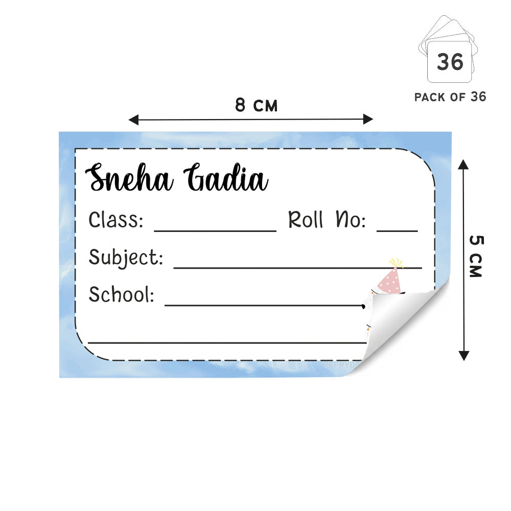 Personalized School Book Labels - Sheep Llama Peppydots|]Peppydots