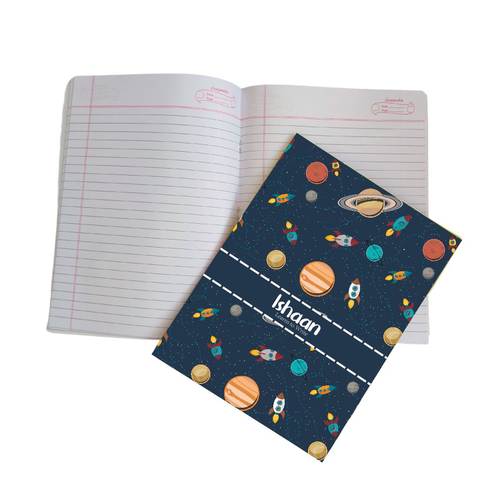 Writing Practice Book Space - Peppydots