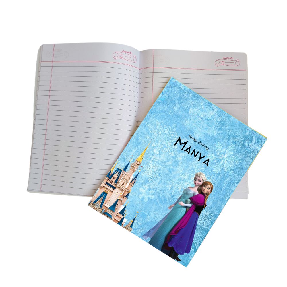 Writing Practice Book Frozen - Peppydots