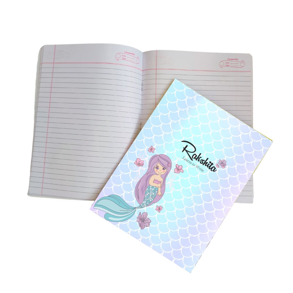 Writing Practice Book Mermaid - Peppydots