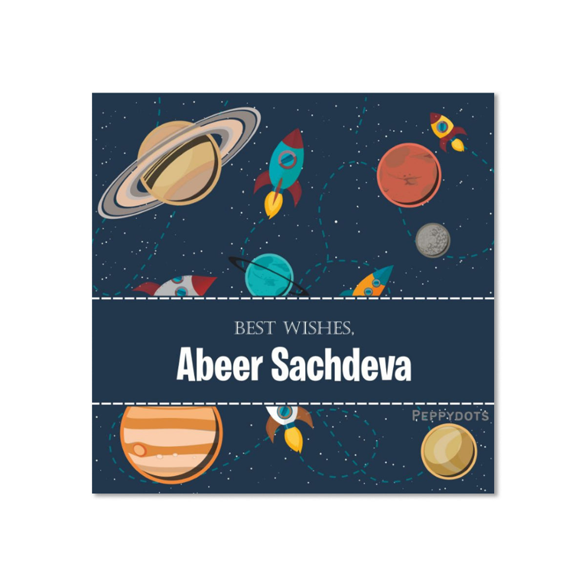 Gift Tag - Space Peppydots|]Peppydots
