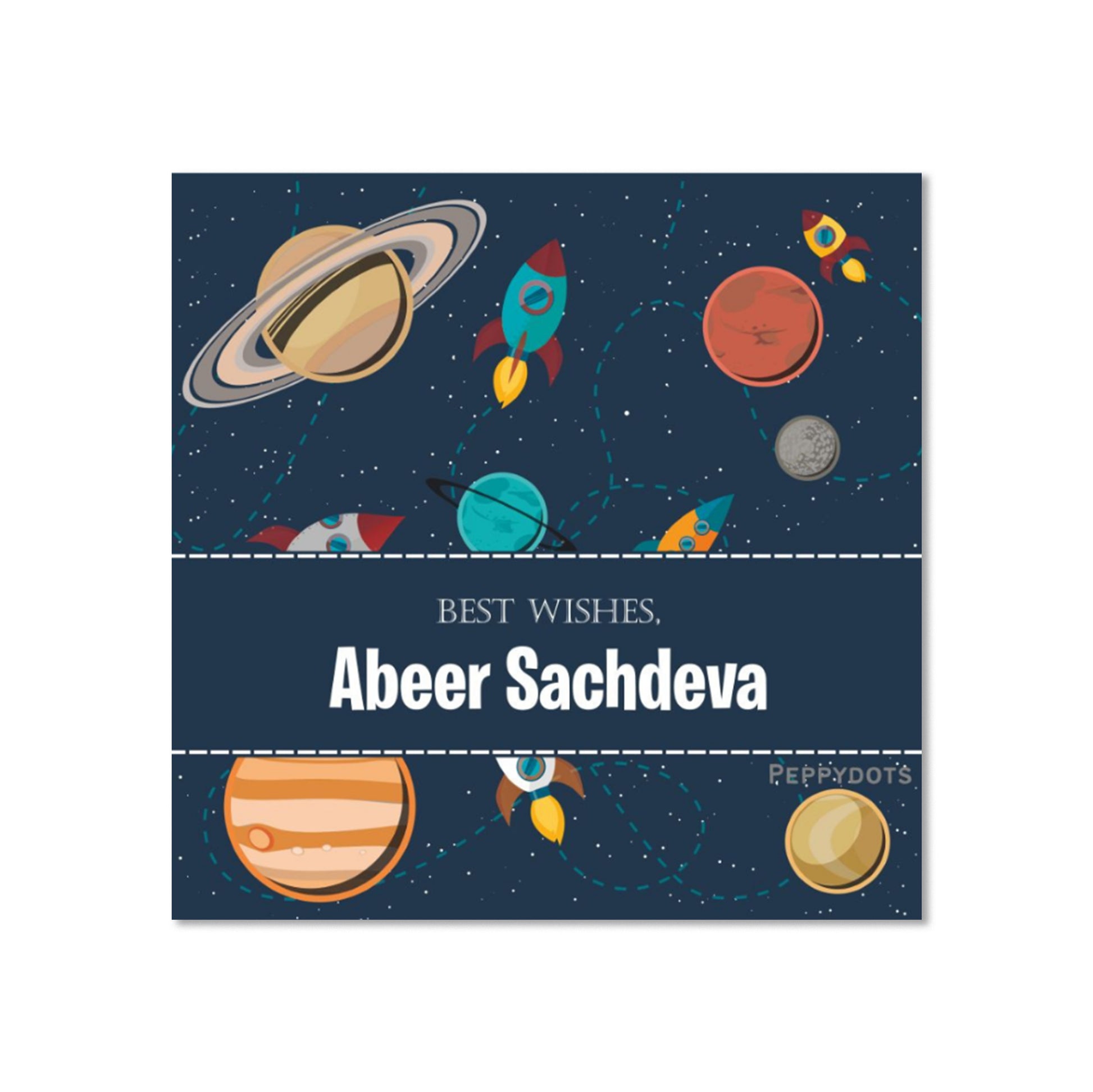Gift Tag - Space Peppydots|]Peppydots