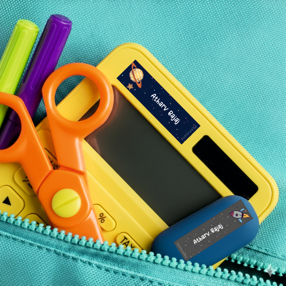 Waterproof Labels - Space Doxbox Store|]Peppydots