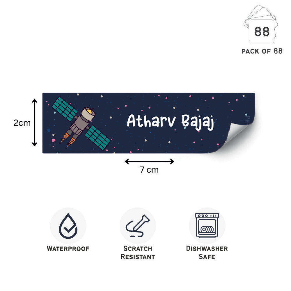 Waterproof Labels - Space Doxbox Store|]Peppydots