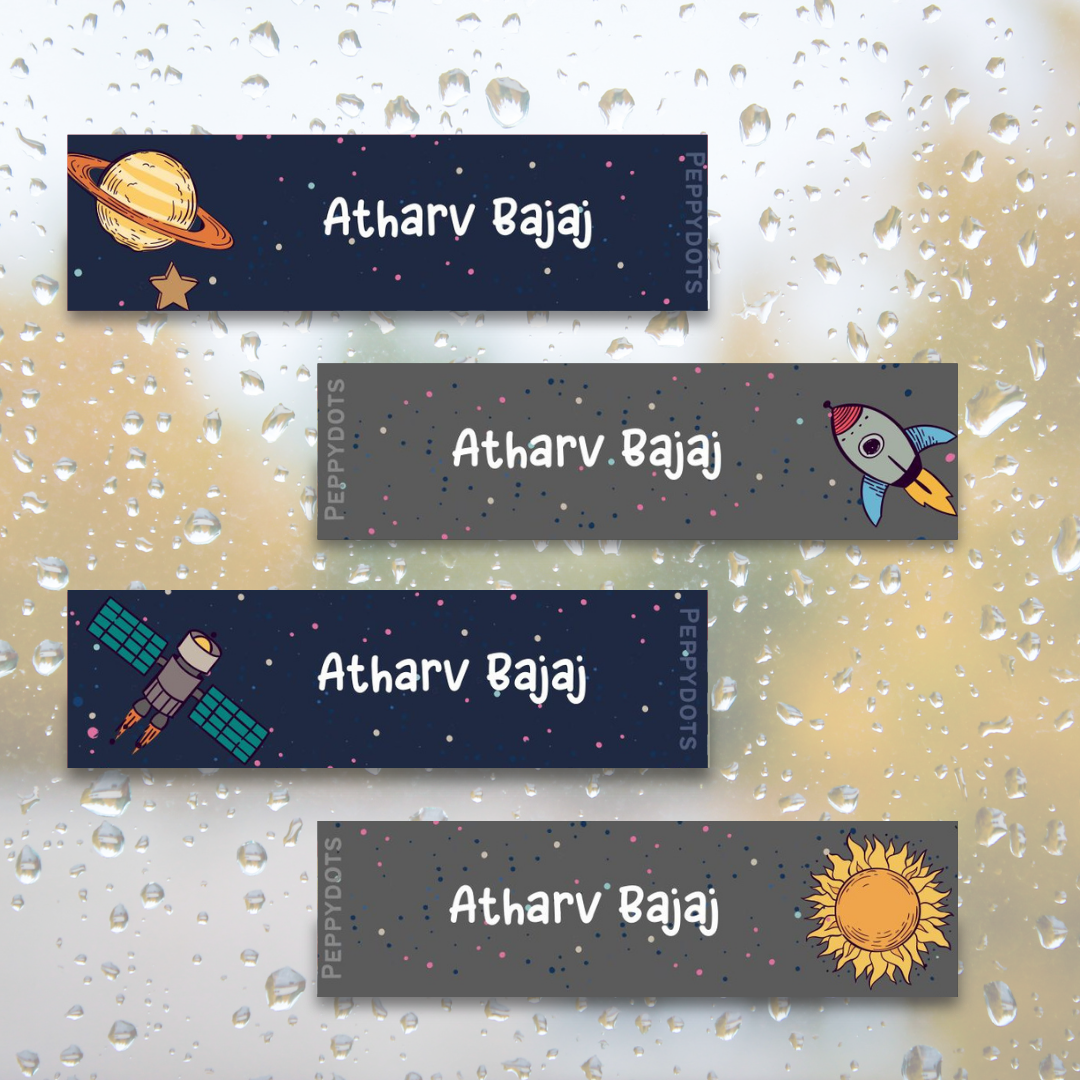 Waterproof Labels - Space Doxbox Store|]Peppydots