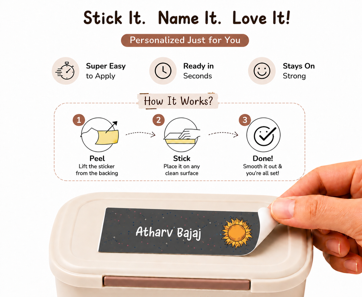 Waterproof Labels - Space Peppydots|]Peppydots