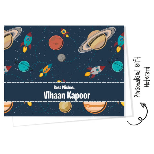 Gift Notecard - Space Pattern - Peppydots